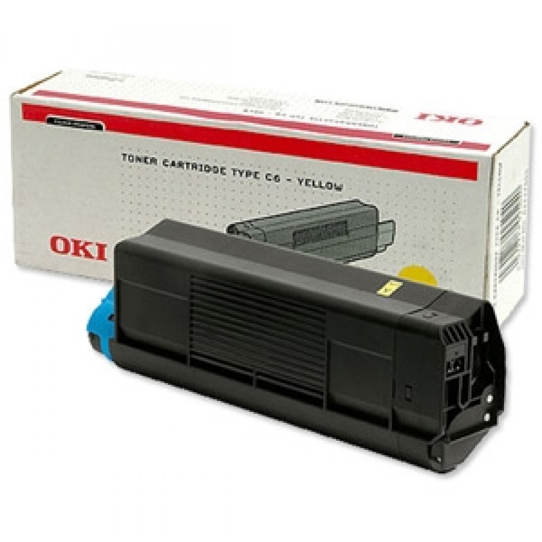 Compatible 42804513 OKI toner Yellow  for C3100